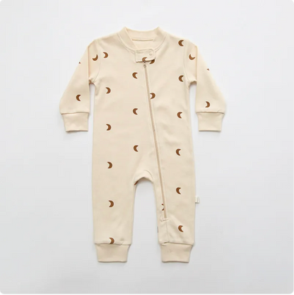 Dreamy Cotton Zip-Up Sleepsuit