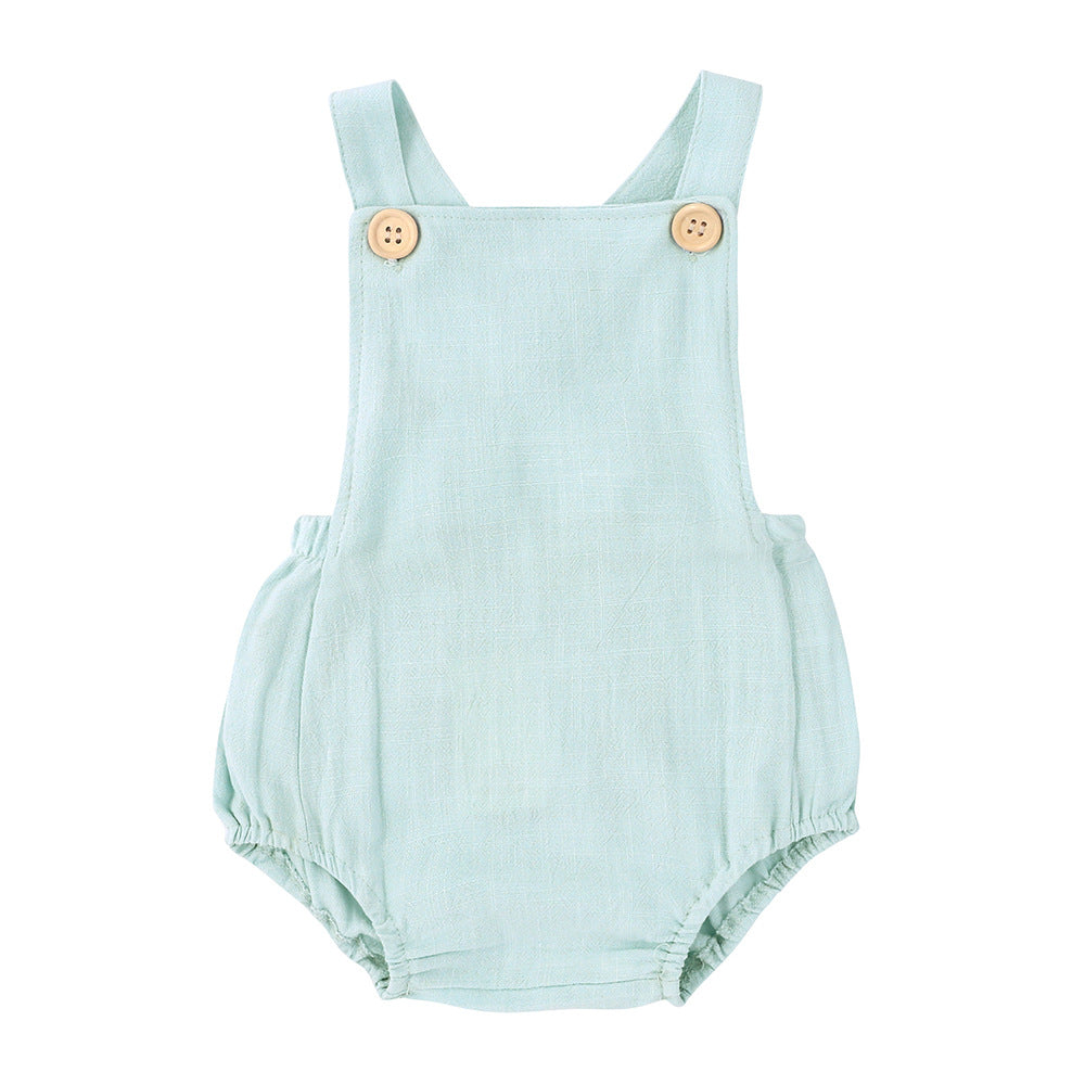 Breezy Cotton-Linen Summer Romper
