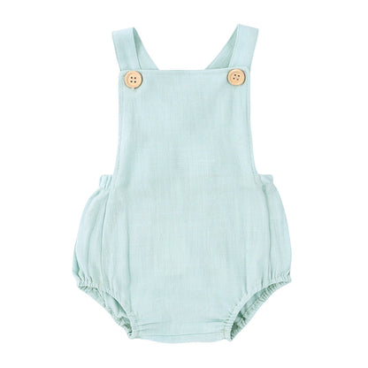 Breezy Cotton-Linen Summer Romper