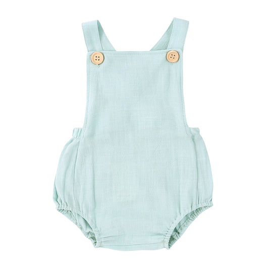 Breezy Cotton-Linen Summer Romper