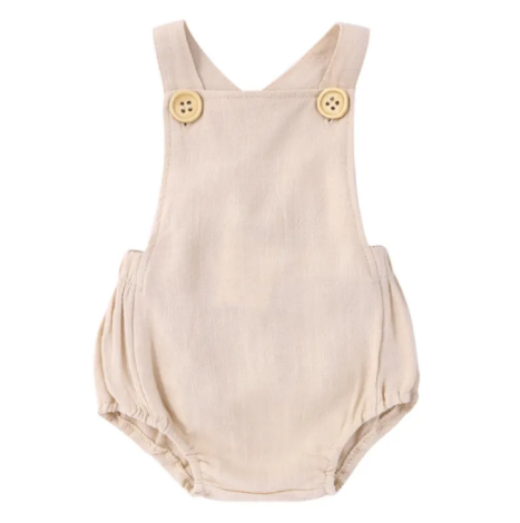 Breezy Cotton-Linen Summer Romper