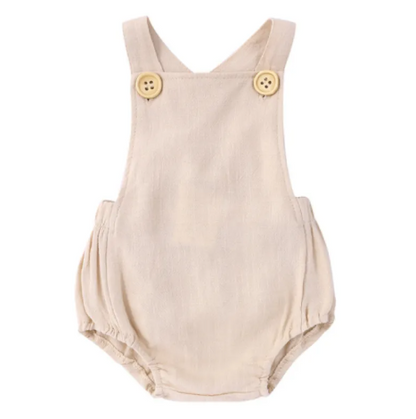 Breezy Cotton-Linen Summer Romper