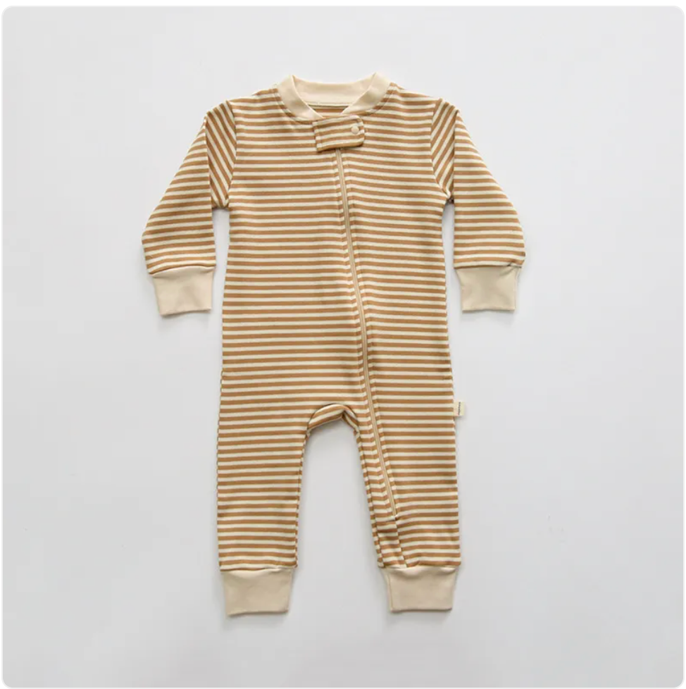 Dreamy Cotton Zip-Up Sleepsuit