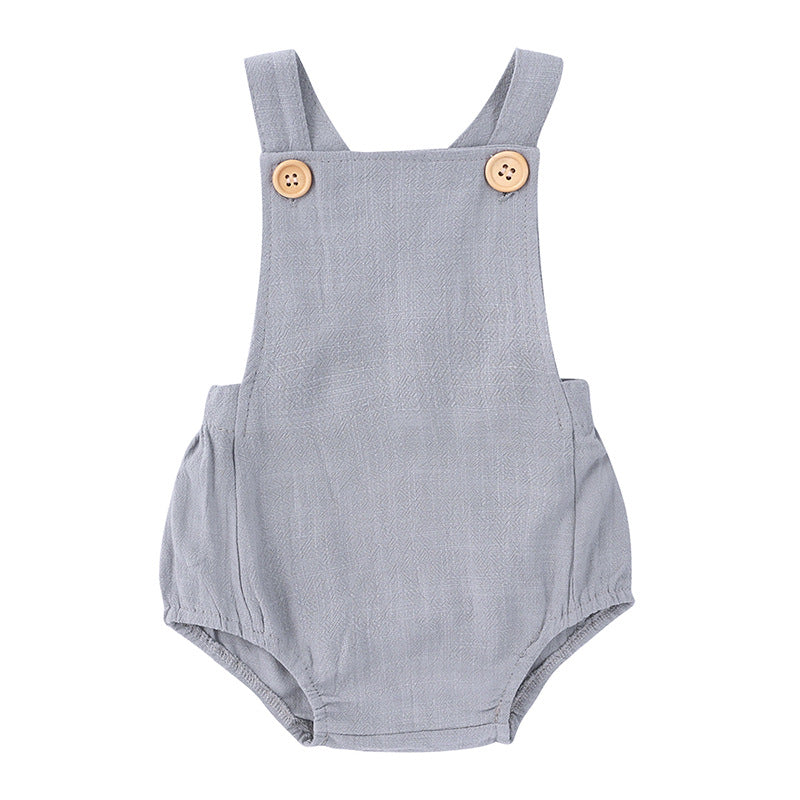Breezy Cotton-Linen Summer Romper