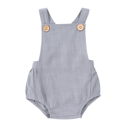 Breezy Cotton-Linen Summer Romper