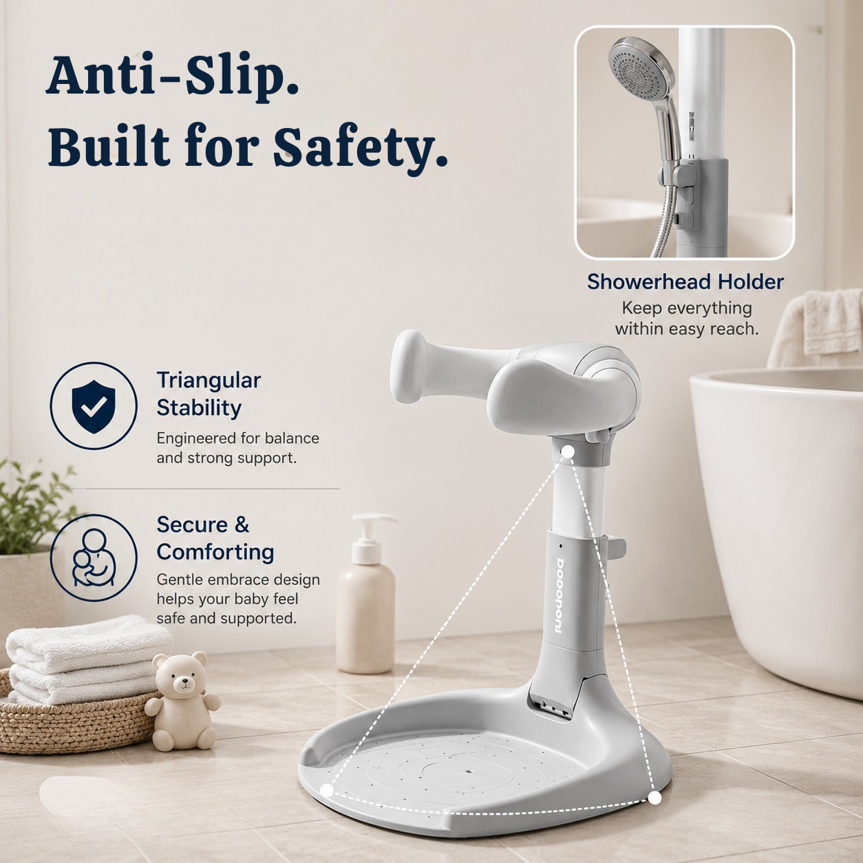 Foldable Baby & Toddler Bathing Stand