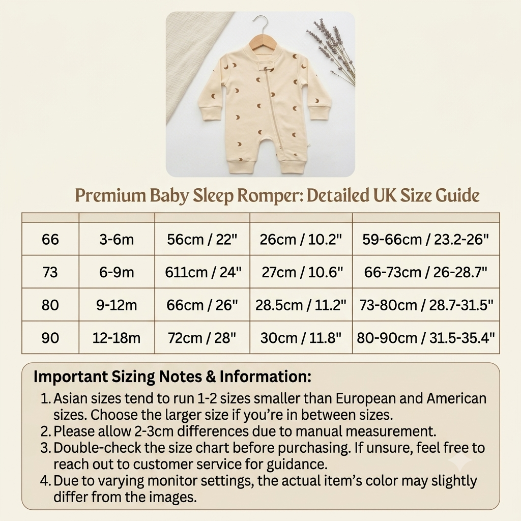 Dreamy Cotton Zip-Up Sleepsuit
