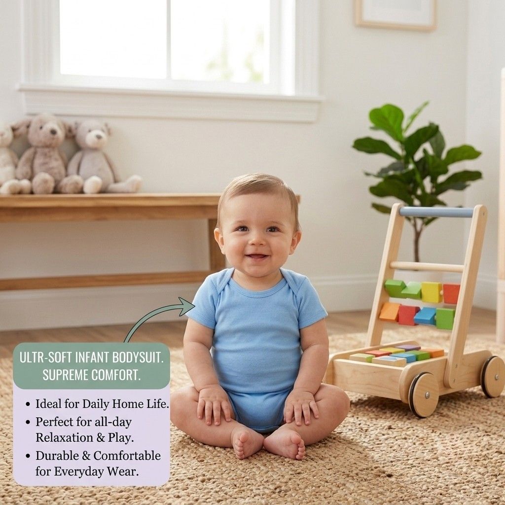 Essential Pure Cotton Short-Sleeve Bodysuit