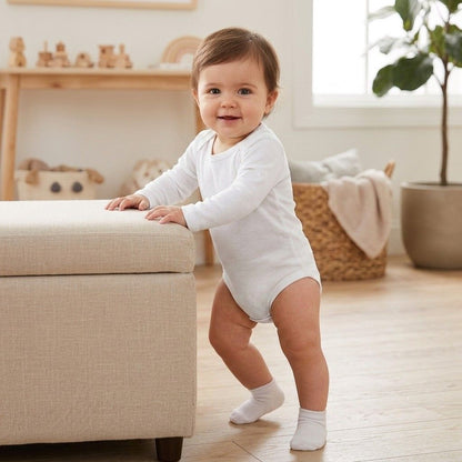 5-Pack Essential Pure Cotton Long-Sleeve Bodysuits