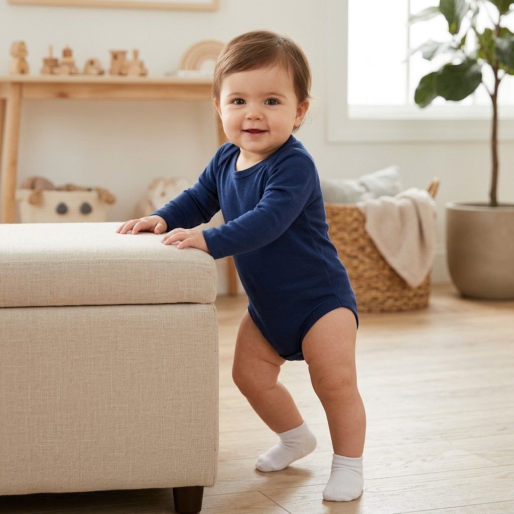 5-Pack Essential Pure Cotton Long-Sleeve Bodysuits